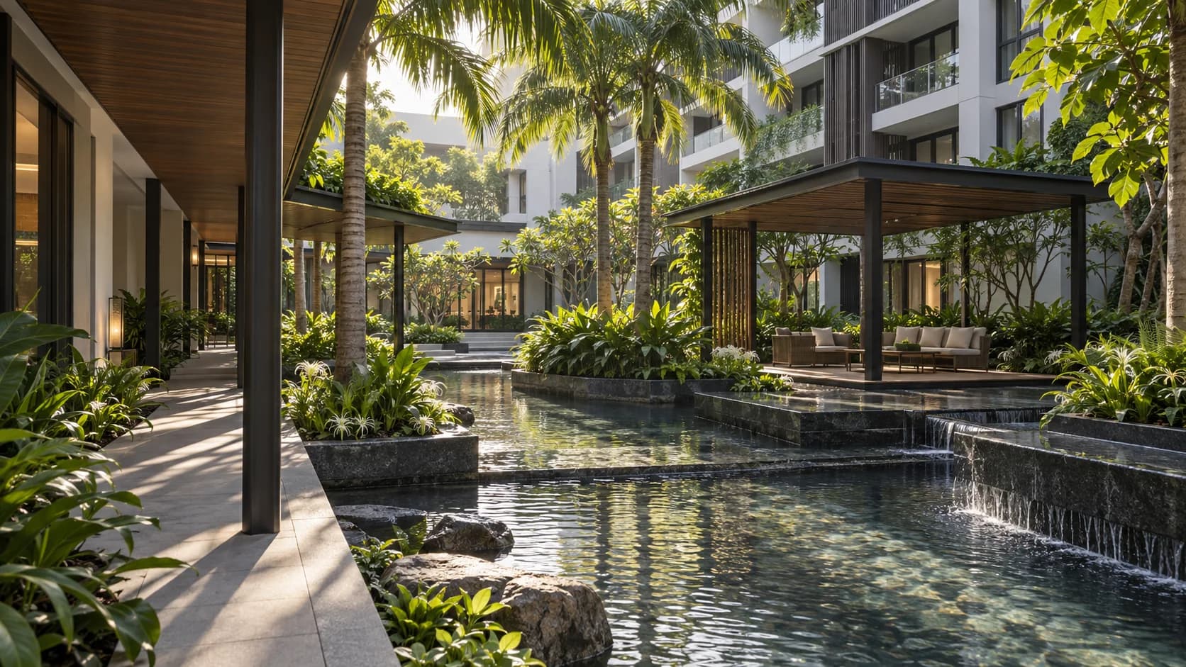 Straits Courtyard conceptual amenity