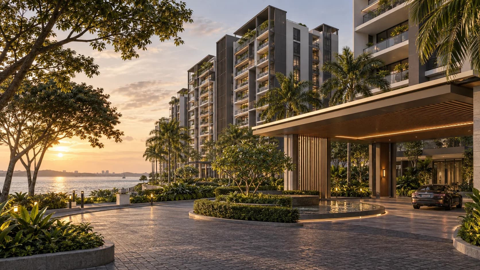 Straits Courtyard conceptual interior